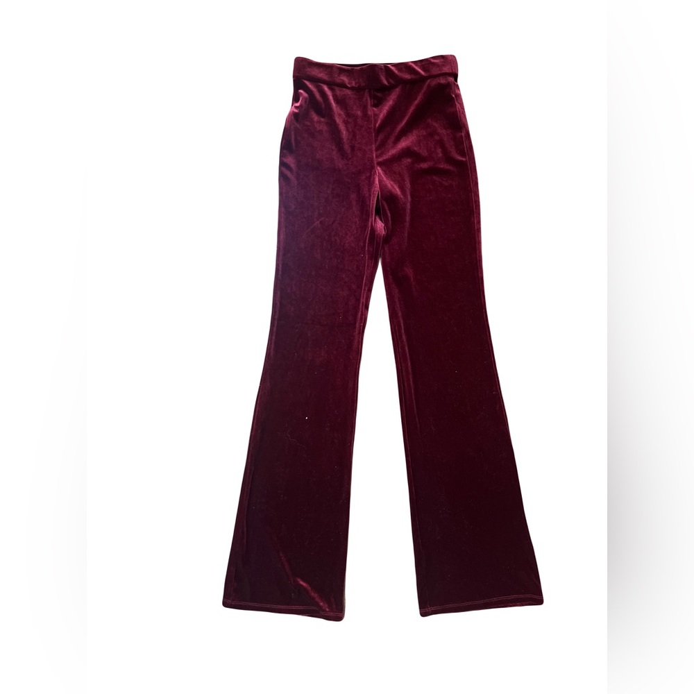 Forever 21 flare velvet leggings